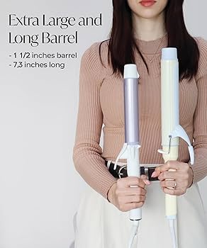 Amazon.com: GLOW U 1 1/2 inch Extra Curling Iron Long Hair